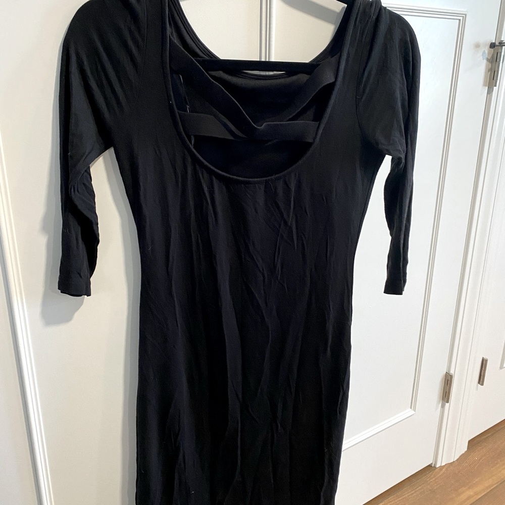 Tight, black Forever 21 dress